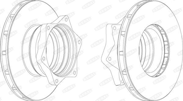 Beral BCR164A - Bremžu diski www.autospares.lv