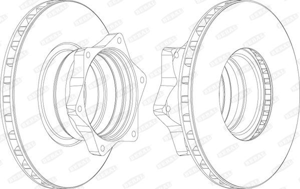 Beral BCR165A - Bremžu diski www.autospares.lv