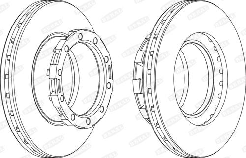 Beral BCR168A - Bremžu diski autospares.lv