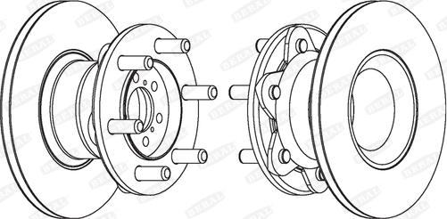 Beral BCR104A - Bremžu diski www.autospares.lv