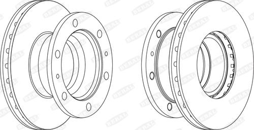 Beral BCR105A - Bremžu diski www.autospares.lv