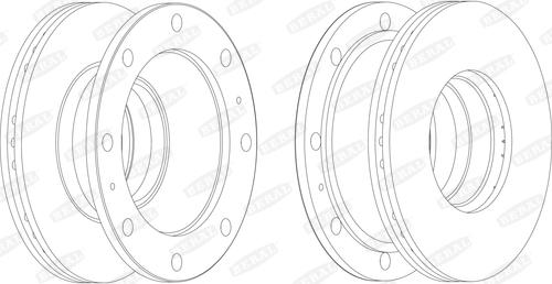 Beral BCR106A - Bremžu diski www.autospares.lv