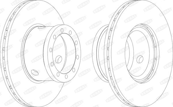 Beral BCR101A - Bremžu diski www.autospares.lv