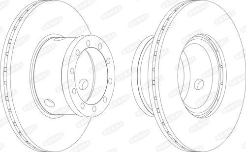 Beral BCR101A - Bremžu diski www.autospares.lv