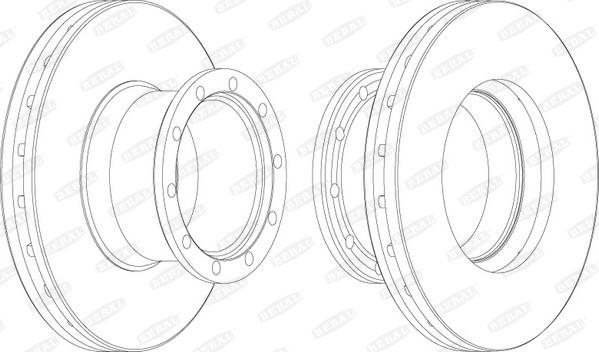 Beral BCR113A - Bremžu diski autospares.lv