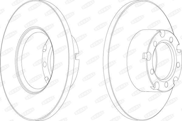 Beral BCR117A - Bremžu diski autospares.lv