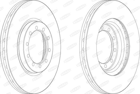 Beral BCR182A - Bremžu diski www.autospares.lv