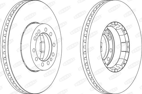 Beral BCR134A - Bremžu diski www.autospares.lv