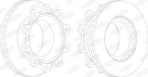 Beral BCR176A - Bremžu diski autospares.lv