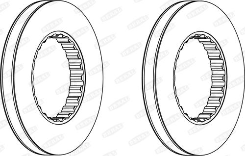 Beral BCR349A - Bremžu diski www.autospares.lv