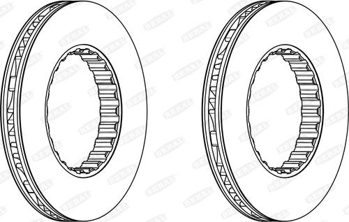 Beral BCR348A - Bremžu diski www.autospares.lv