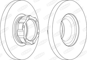 Beral BCR354A - Bremžu diski www.autospares.lv