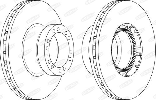 Beral BCR350A - Bremžu diski www.autospares.lv