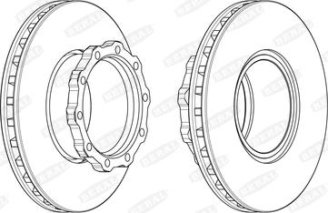 Beral BCR353A - Bremžu diski www.autospares.lv