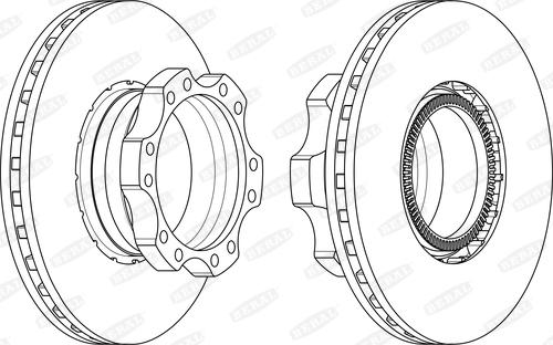 Beral BCR302A - Bremžu diski www.autospares.lv