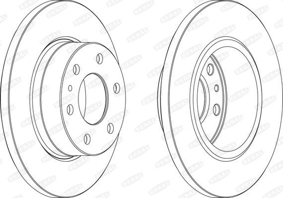 Beral BCR315A - Bremžu diski www.autospares.lv