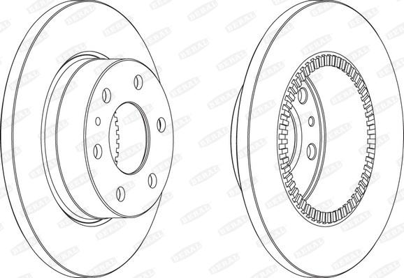 Beral BCR316A - Bremžu diski www.autospares.lv