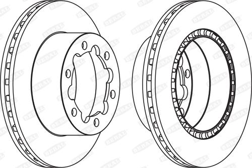 Beral BCR312A - Bremžu diski www.autospares.lv