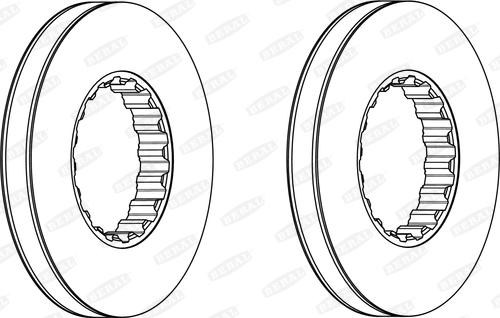 Beral BCR334A - Bremžu diski www.autospares.lv