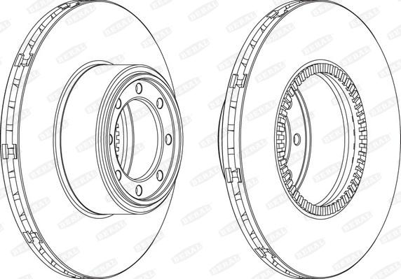 Beral BCR321A - Bremžu diski www.autospares.lv