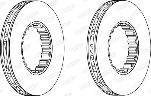 Beral BCR328A - Bremžu diski www.autospares.lv