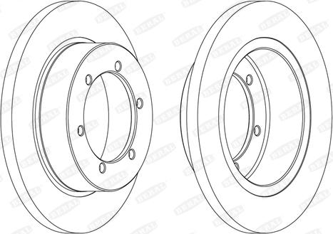 Beral BCR327A - Bremžu diski www.autospares.lv