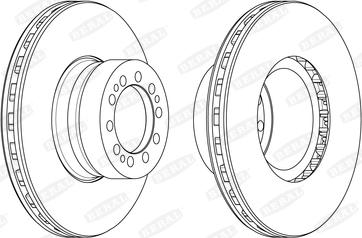 Beral BCR376A - Bremžu diski www.autospares.lv