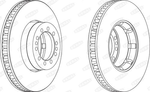 Beral BCR242A - Bremžu diski autospares.lv