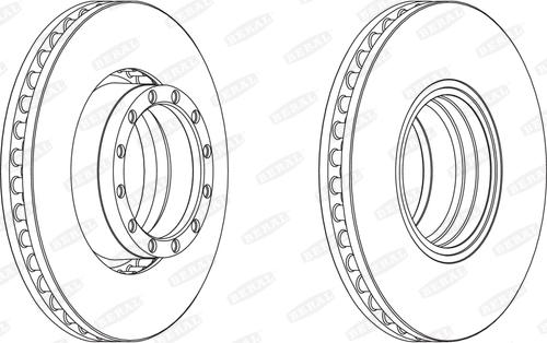 Beral BCR251A - Bremžu diski www.autospares.lv