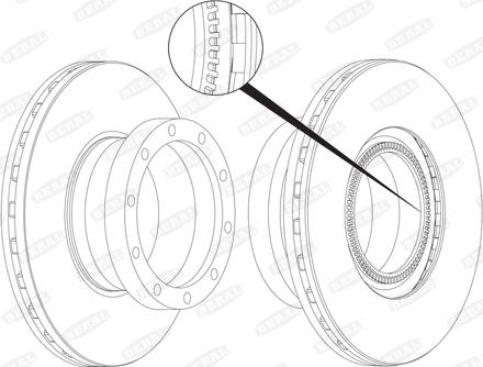 Beral BCR258A - Bremžu diski www.autospares.lv