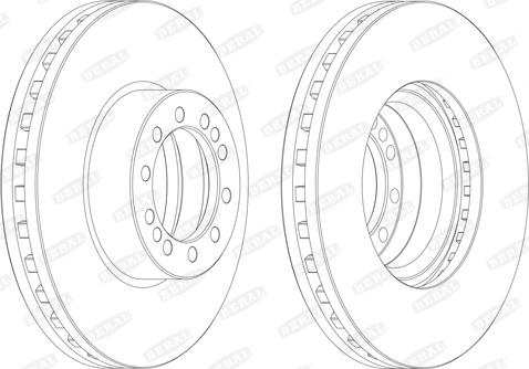 Beral BCR257A - Bremžu diski www.autospares.lv