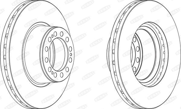 Beral BCR201A - Bremžu diski www.autospares.lv