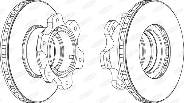 Beral BCR208A - Bremžu diski www.autospares.lv