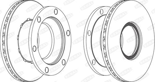 Beral BCR219A - Bremžu diski www.autospares.lv