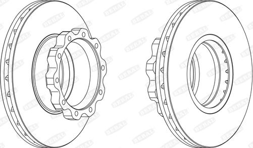 Beral BCR215A - Bremžu diski www.autospares.lv