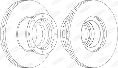 Beral BCR216A - Bremžu diski www.autospares.lv