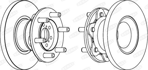 Beral BCR234A - Bremžu diski www.autospares.lv