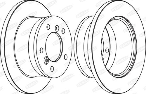 Beral BCR229A - Bremžu diski www.autospares.lv