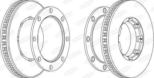 Beral BCR220A - Bremžu diski www.autospares.lv