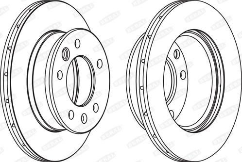 Beral BCR228A - Bremžu diski www.autospares.lv