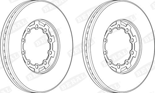 Beral BCR271A - Bremžu diski www.autospares.lv