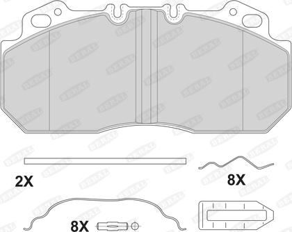 Beral BCV29090BK - Bremžu uzliku kompl., Disku bremzes www.autospares.lv