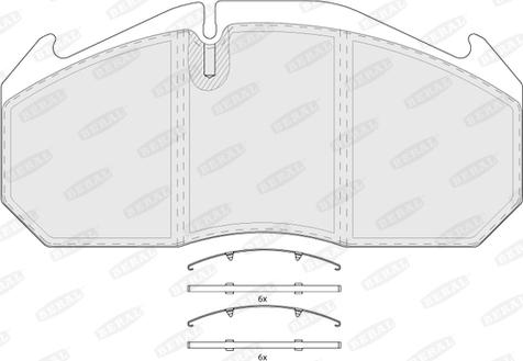 Remsa JCA506.02 - Тормозные колодки, дисковые, комплект www.autospares.lv