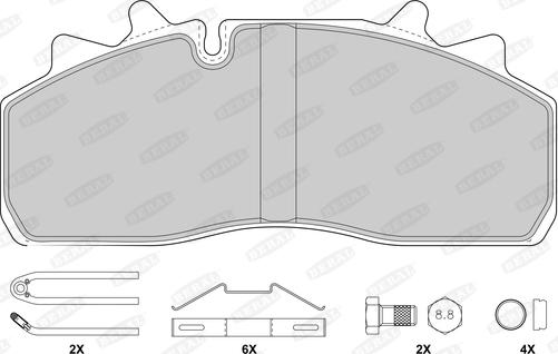 Beral BCV29159BK - Bremžu uzliku kompl., Disku bremzes www.autospares.lv