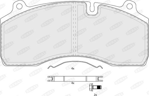 Beral BCV29181TK - Bremžu uzliku kompl., Disku bremzes www.autospares.lv