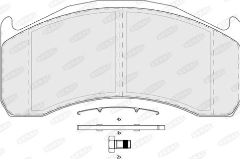 Beral BCV29137TK - Bremžu uzliku kompl., Disku bremzes www.autospares.lv