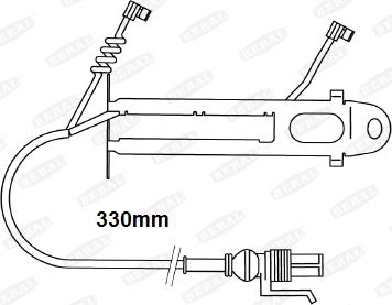 Beral FAI152 - Indikators, Bremžu uzliku nodilums www.autospares.lv