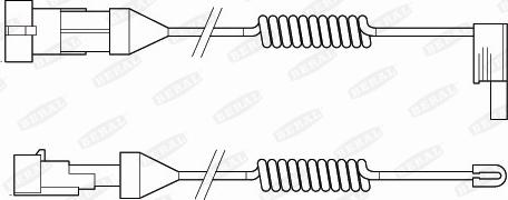 Beral FAI105 - Indikators, Bremžu uzliku nodilums www.autospares.lv