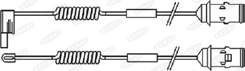 Beral FAI110 - Indikators, Bremžu uzliku nodilums www.autospares.lv