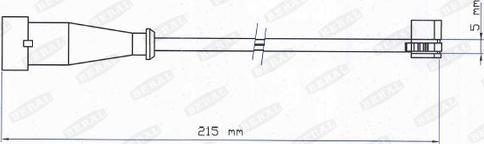 Beral FAI177 - Indikators, Bremžu uzliku nodilums www.autospares.lv